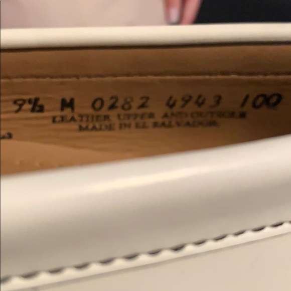 BASS WEEjUNS LOAFERS, Black/White - Picture 5 of 12